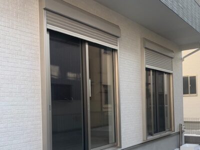 神奈川県平塚市　O様邸　窓シャッターをソムフィキットで電動化工事