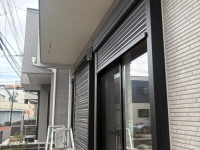 東京都府中市　Ｋ様邸　　新築戸建て　手動窓シャッターをソムフィキットで電動化工事