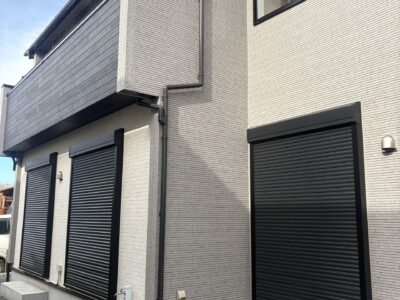 栃木県宇都宮市　K様邸　　LIXIL手動シャッターをソムフィキットで電動化工事