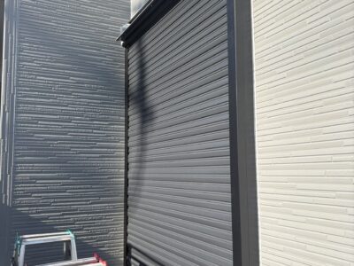 東京都青梅市　Y様邸　LIXIL手動シャッターをソムフィキットで電動シャッターに