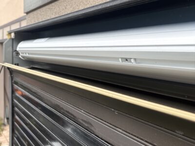 神奈川県横浜市　S様邸　旧三協アルミの手動シャッターをソムフィキットで電動化工事