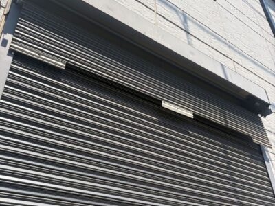 東京都府中市　S様邸　三和シャッターの手動シャッターを電動化工事