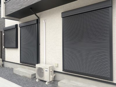 千葉県千葉市　A様邸　LIXIL手動シャッターをソムフィキットで電動化工事