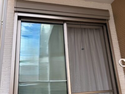 神奈川県相模原市　Y様邸　三和シャッター製手動シャッターをソムフィキットで電動化工事